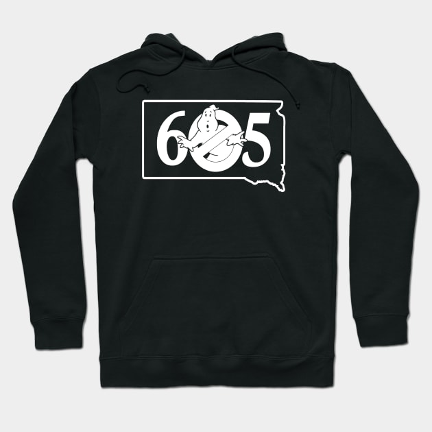 White SDGB LOGO Hoodie by sdghostbusters